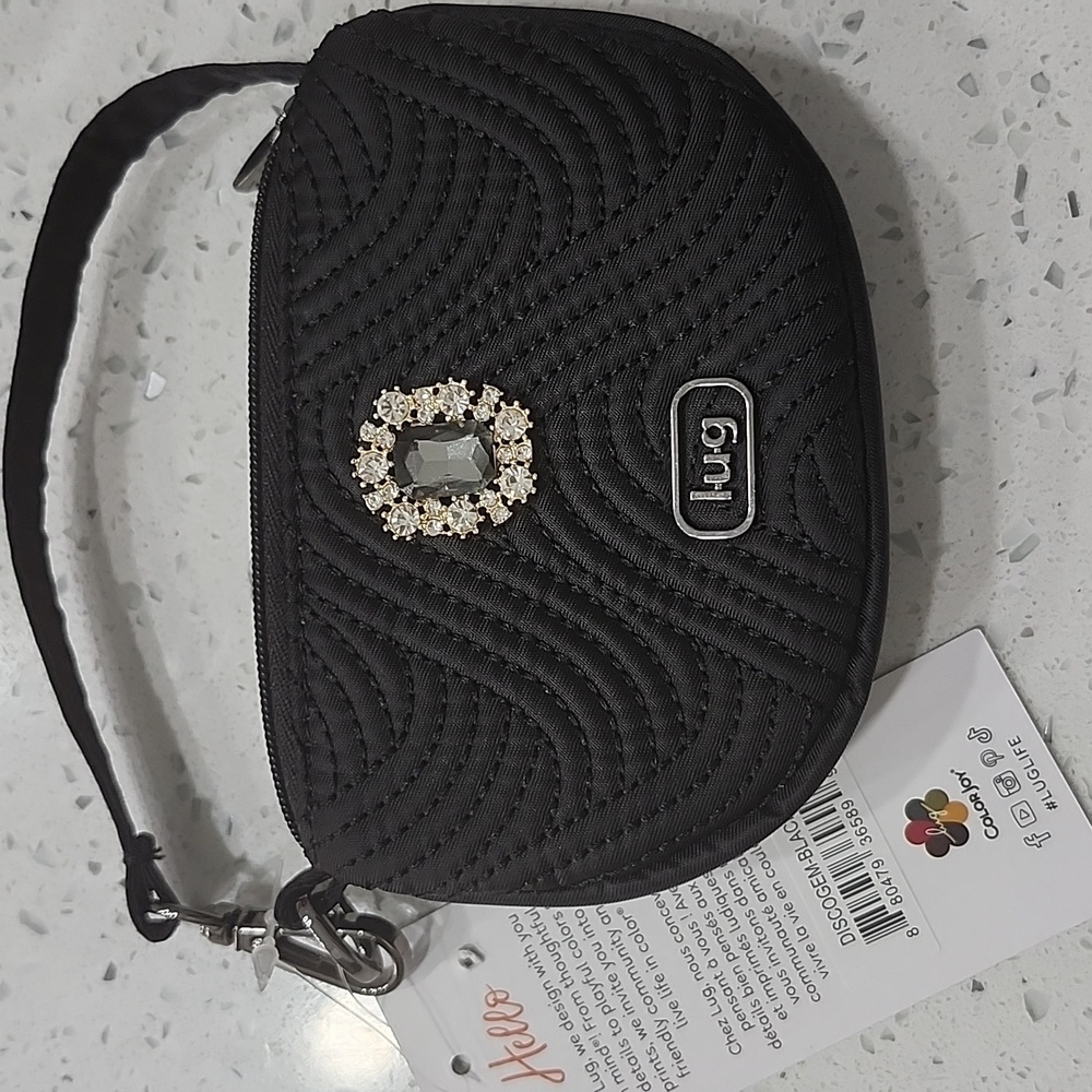 Lug Disco Gem black , small pouch